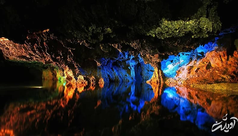 آب زلال غار علیصدر